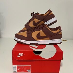 Nike Dunk Low Retro - Amber Brown and Dark Pony
